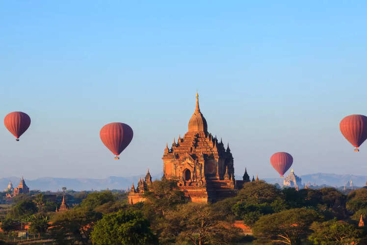 Float over the Temples of Bagan