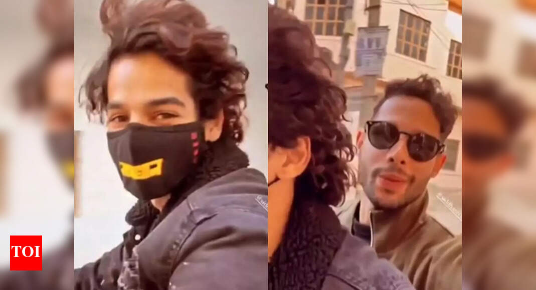 Ishaan Khatter and Siddhant Chaturvedi miss their ‘Phone Bhoot’ co-star ...
