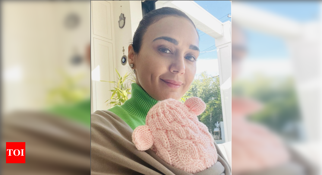 Preity’s endearing picture with baby