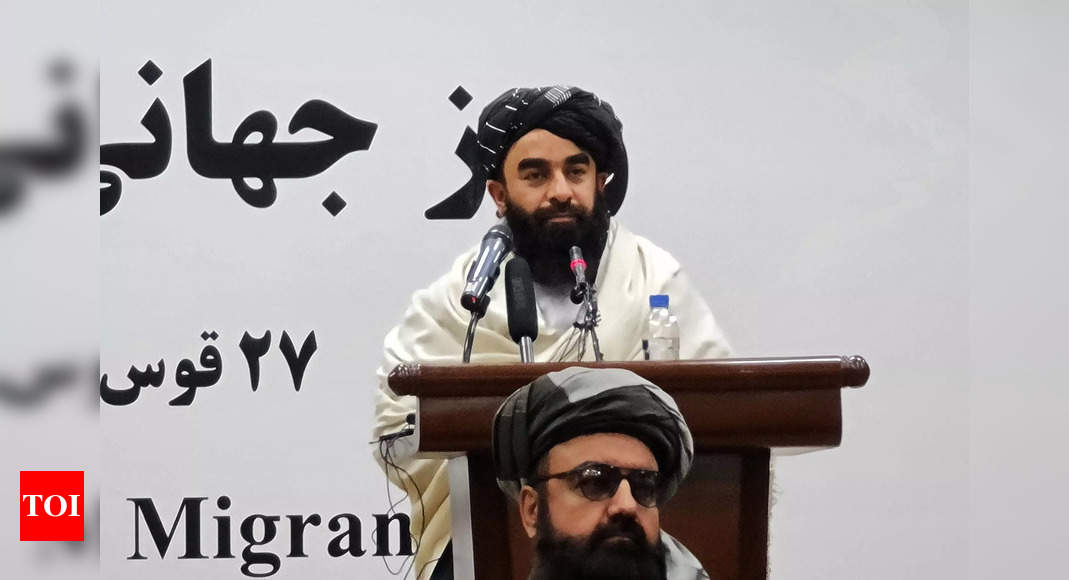 Washington must listen to UN and release Afghan funds: Taliban – Times of India