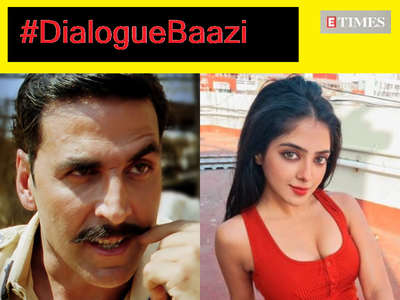 #DialogueBaazi: Khushi Dubey recites Akshay Kumar iconic dialogue from 'Rowdy Rathore' in Bhojpuri; watch video