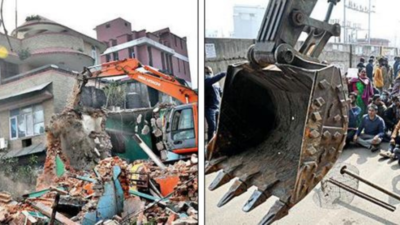 27 houses razed to the ground in Patna for construction of flyover