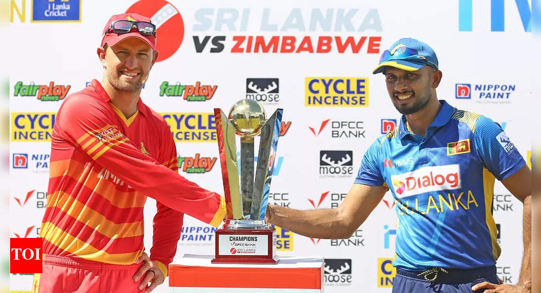 Live Cricket Score: Sri Lanka vs Zimbabwe, 1st ODI  – The Times of India : 30.3 : Zimbabwe : 167/3