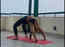 Huma Qureshi starts her Sunday with Yoga