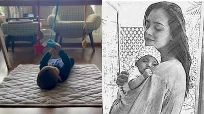 Dia Mirza drops an adorable video of her little munchkin Avyaan