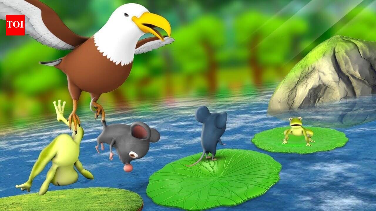 Watch Popular Children Hindi Nursery Story 'Funny Rat Frog and Eagle ...