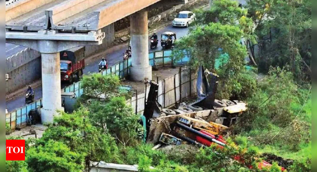 Mumbai: 1 killed as crane falls while installing girder