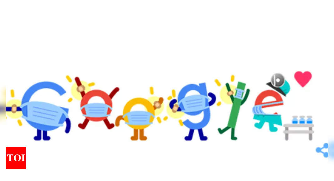 Google Doodle urges people to ‘Get Vaccinated, Wear a Mask’