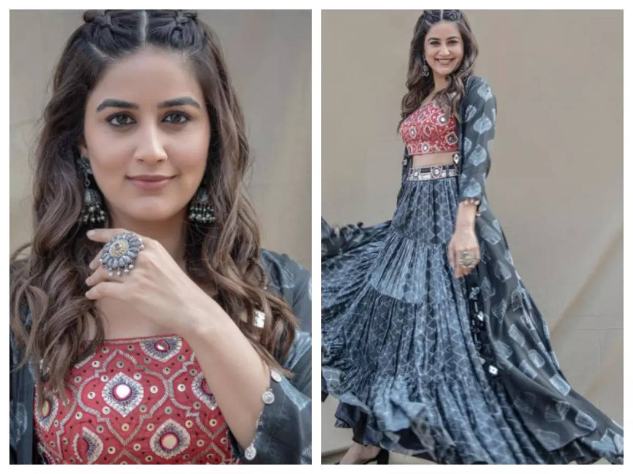 Vaidehi Parashurami looks gorgeous as she poses in this Indo-Western outfit;  See Pics | Marathi Movie News - Times of India