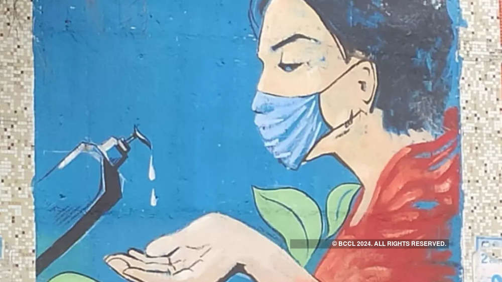 In photos: Artists spread Covid, pollution awareness in Delhi