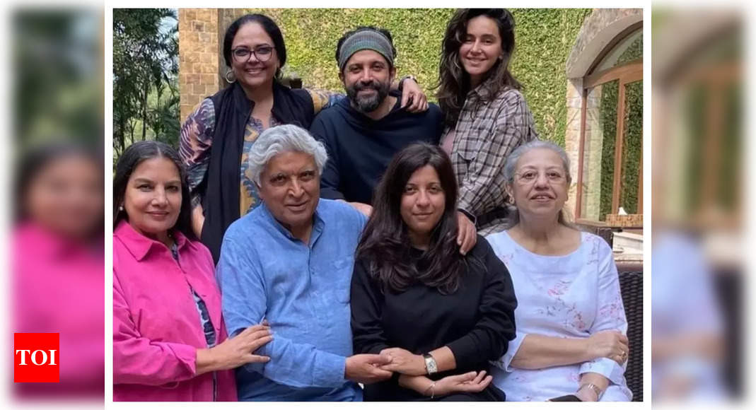 Shabana Azmi shares a perfect family pic