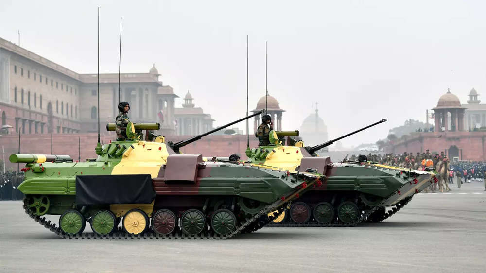 Republic Day parade in Delhi: Photos of rehearsal by forces, artists