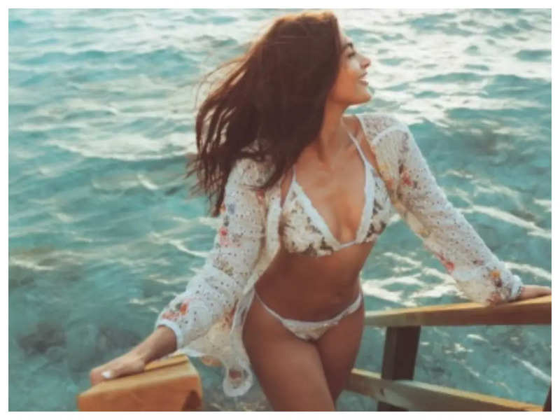 Pooja Hegde raises the mercury levels on Instagram with her beach pictures in a bikini