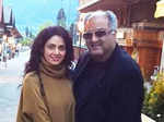 This priceless picture of Sridevi with Boney Kapoor’s name written on her back will surely melt your heart