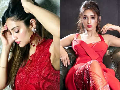Tollywood divas slaying in red
