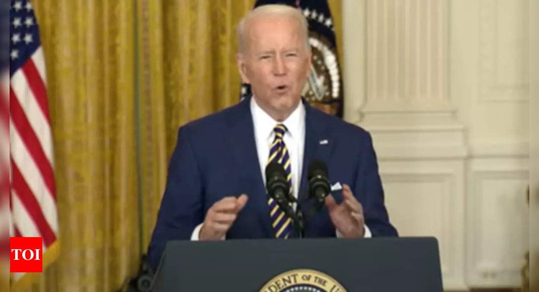 biden:  After a year in office, Biden says it was one of ‘challenges’ as well as ‘progress’: Key points – Times of India