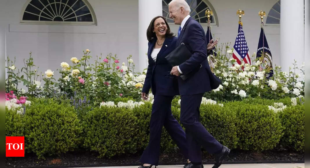 Joe Biden: US President Biden confirms Kamala Harris ‘going to be my running mate’ in 2024 | World News – Times of India