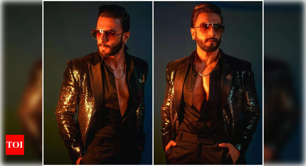 Ranveer earns fashion points for shiny jacket