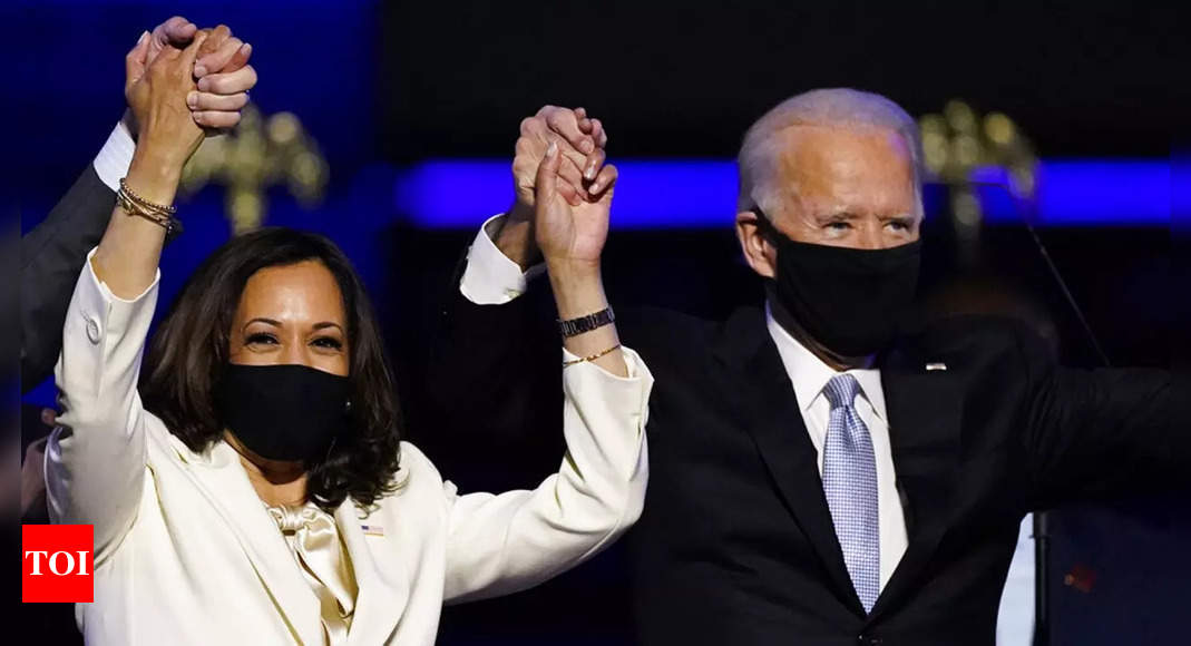 Biden says Kamala will be his running mate in 2024 even as Dems fail to push through voting rights legislation – Times of India