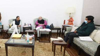 Assam, Meghalaya CMs meet Shah, apprise him about border agreement