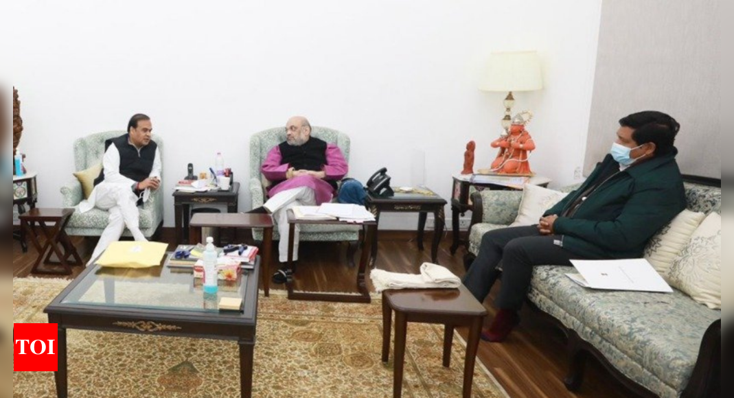 Assam, Meghalaya CMs meet Shah, apprise him about border agreement