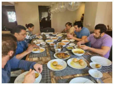 THIS photo of Salman Khan feasting on 'dal baati churma' with brother Arbaaz Khan is simply unmissable!