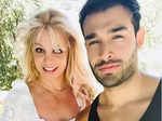 These mushy pictures of Britney Spears and fiancé Sam Asghari speak volumes of love