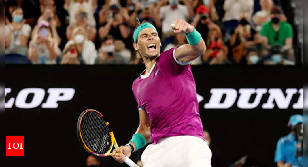 Nadal repels Khachanov to reach last-16 in Melbourne | Tennis News – Times of India