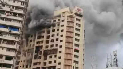 Mumbai: Two dead, 15 injured in fire at 20-storey Kamala building in Tardeo  | Mumbai News - Times of India