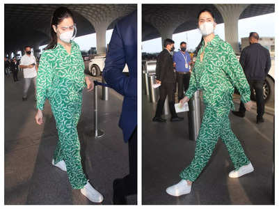 Katrina Kaif turns heads at the airport-Pics