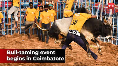 Tamil Nadu: Jallikattu begins in Coimbatore with Covid restrictions