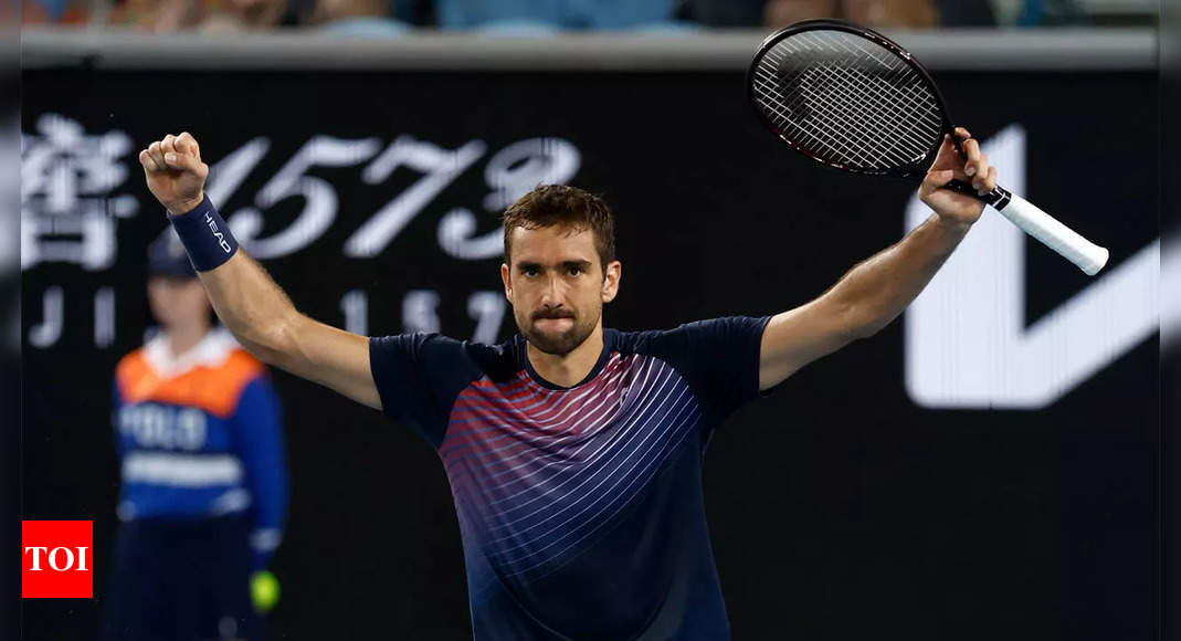 Cilic stuns fifth seed Rublev to reach Australian Open fourth round