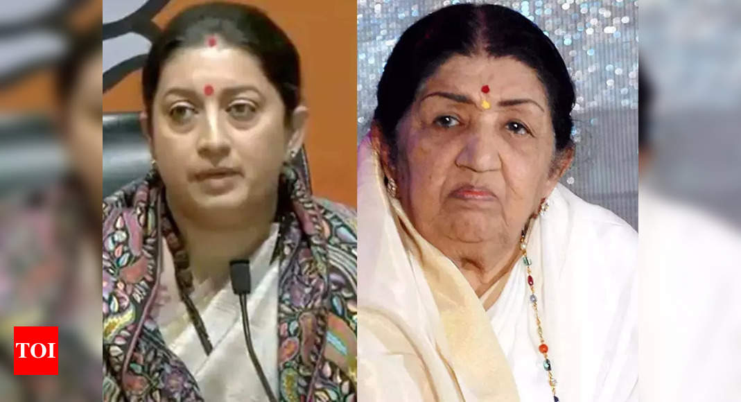 Smriti Irani asks everyone to avoid falling for speculations about Lata Mangeshkar’s health and pray for her recovery – Times of India