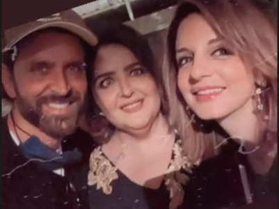 Hrithik reunites with ex-wife Sussanne Khan