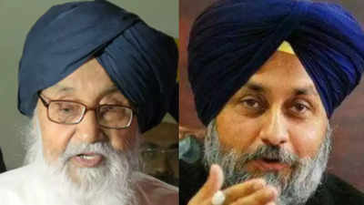 Punjab: Unlike 2017 elections, no hot fights in seats of Parkash Singh Badal, Sukhbir Singh Badal