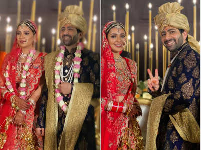 Mansi Srivastava-Kapil Tejwani's wedding pics