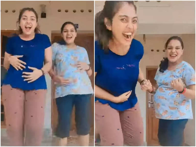 Watch: Moms-to-be Mridhula and Parvathy share a dance video flaunting their baby bumps