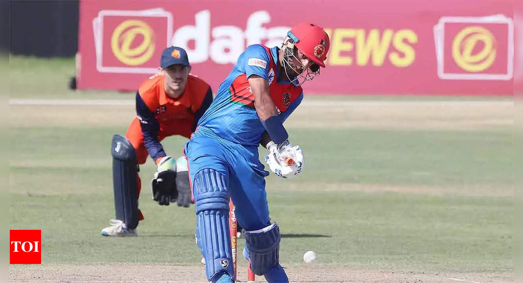 2nd ODI: Afghanistan beat Dutch by 48 runs to win series | Cricket News – Times of India