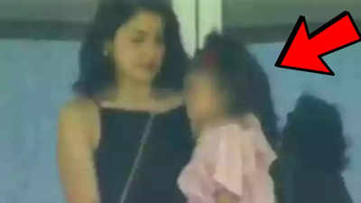 Anushka Sharma and Virat Kohli's daughter Vamika's face revealed; fans call  her 'mini Virat' - watch | Hindi Movie News - Times of India