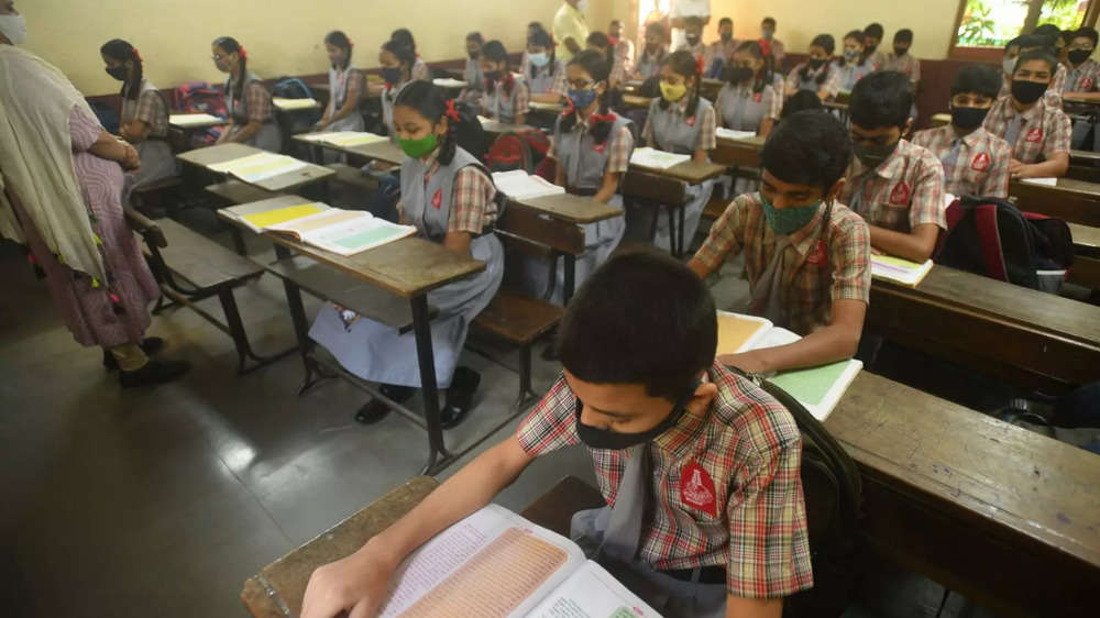 In Photos: Schools Reopen For Classes 1-12 In Mumbai | The Times Of India