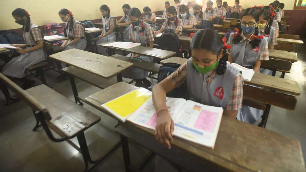 In Photos: Schools Reopen For Classes 1-12 In Mumbai | The Times Of India