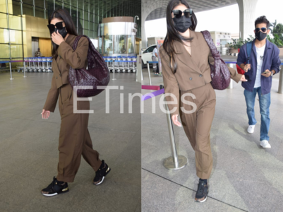 Mouni snapped at airport ahead of her wedding
