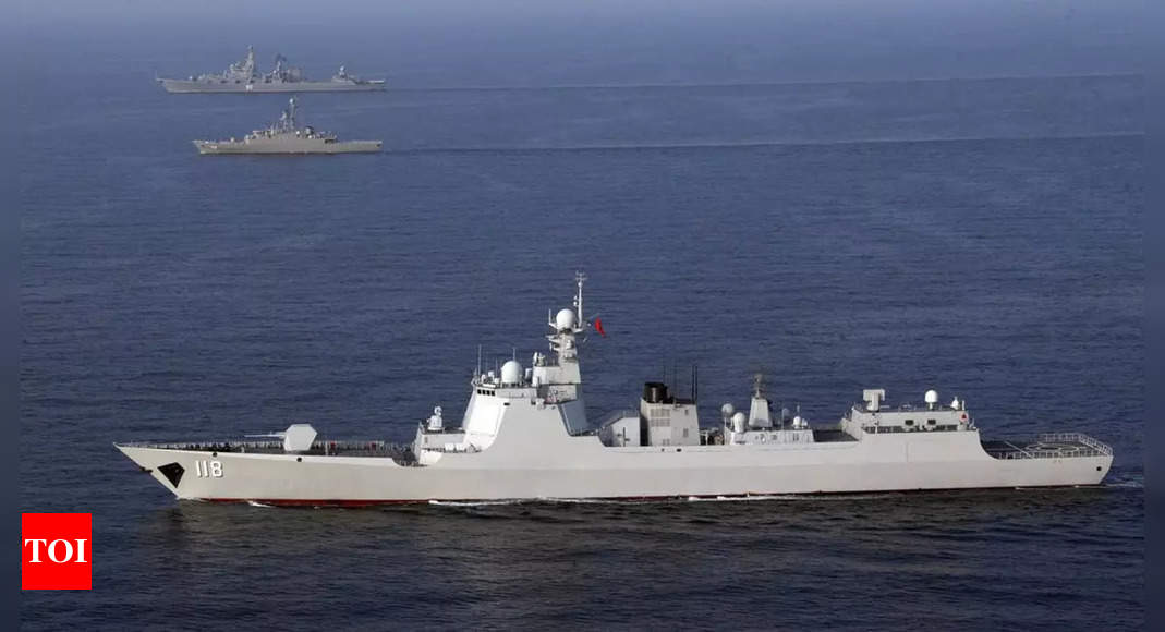 Russia, China hold naval drills in Arabian Sea: Report - Times of India