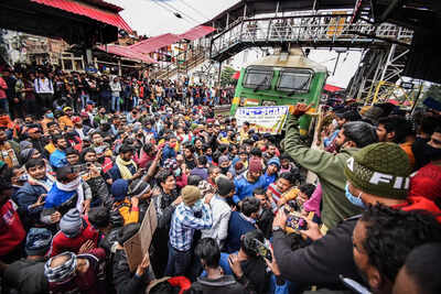 Students in Bihar protest against RRB NTPC exam results, block rail tracks