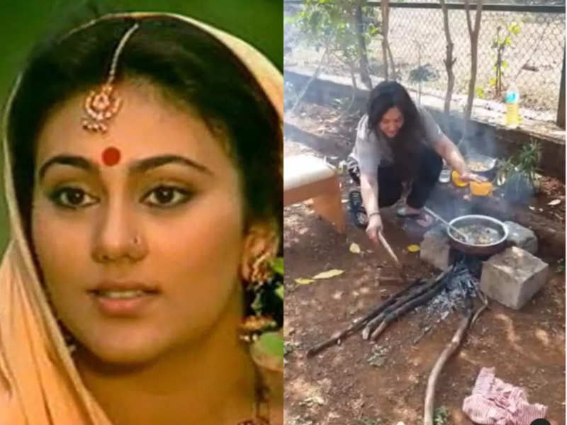 Ramayan's Dipika Chikhlia impresses fans by cooking food on 'chulha'; they say, 'Wow aaj bhi waise hi Sita mata jaise'