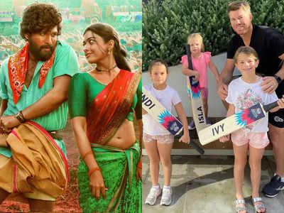 Watch: Cricketer David Warner's kids dance to 'Saami Saami' from 'Pushpa: The Rise'