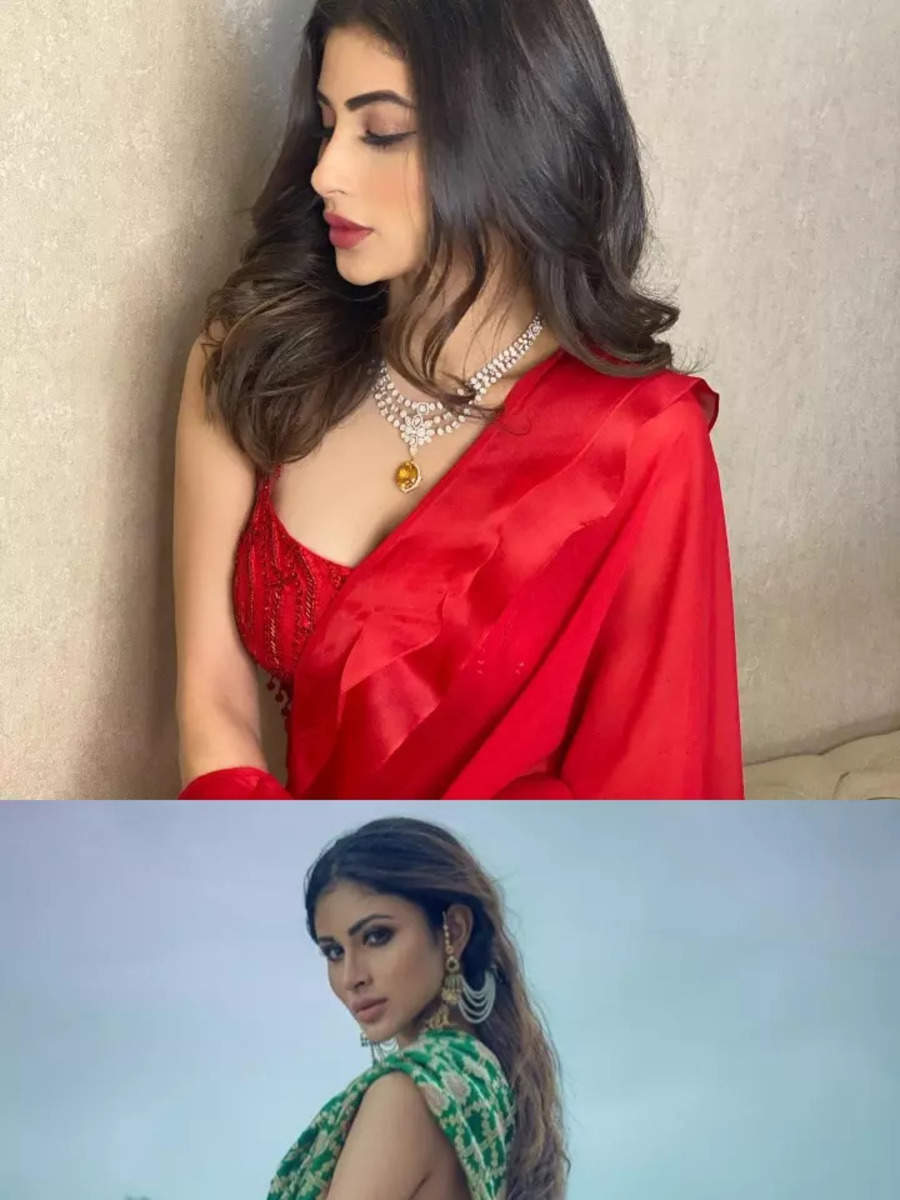 9 Times Mouni Roy stunned in sarees