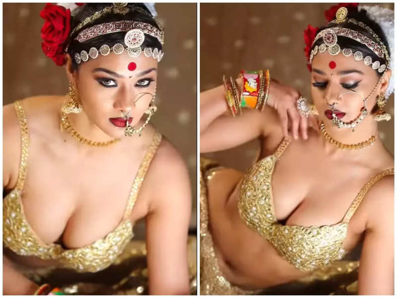 Namrata Malla looks drop-dead gorgeous in the traditional attire