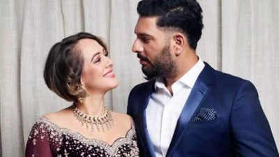 400px x 225px - Yuvraj Singh Baby Boy: Hazel Keech and Yuvraj Singh on welcoming a baby  boy; thank god for this blessing | - Times of India