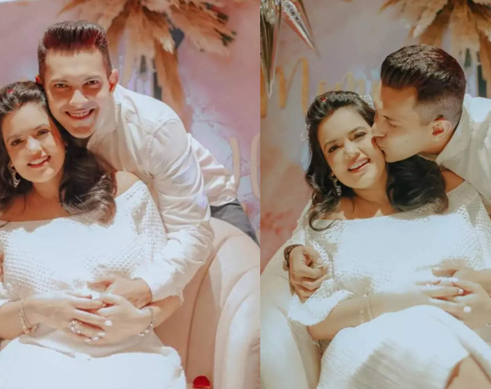 
Twinning in white! Aditya Narayan and Shweta Agarwal’s new pictures from baby shower ceremony are too cute to be missed
